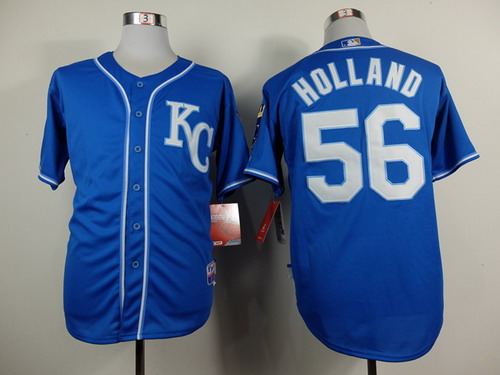 Kansas City Royals #56 Greg Holland 2014 Blue Jersey