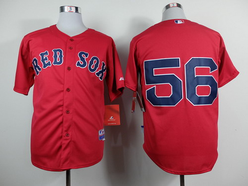 Boston Red Sox #56 Joe Kelly Red Jersey