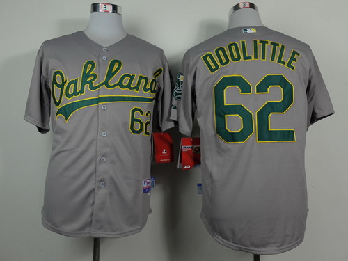 Oakland Athletics #62 Sean Doolittle Gray Jersey