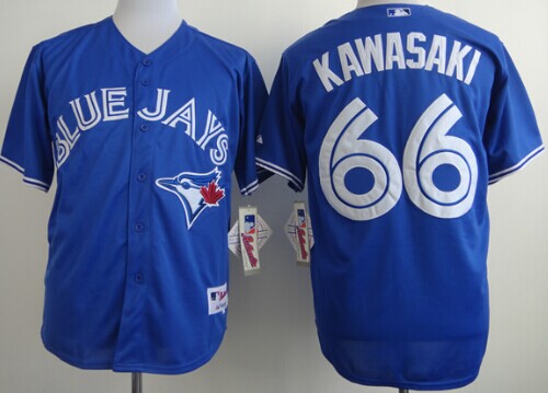 Toronto Blue Jays #66 Munenori Kawasaki Blue Jersey