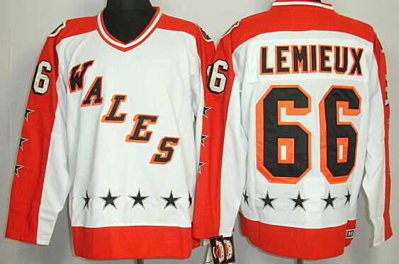 Pittsburgh Penguins #66 Mario Lemieux White All-Star Throwback CCM Jersey