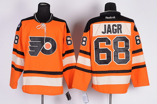 Philadelphia Flyers #68 Jaromir Jagr 2012 Winter Classic Orange Jersey