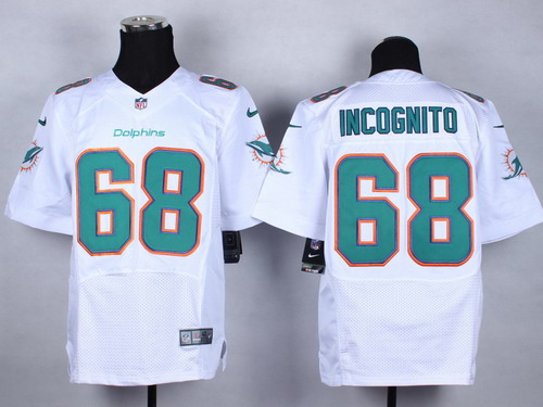 Nike Miami Dolphins #68 Richie Incognito 2013 White Elite Jersey
