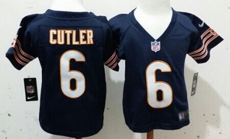 Nike Chicago Bears #6 Jay Cutler lue Toddlers Jersey