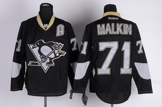 Pittsburgh Penguins #71 Evgeni Malkin Black Ice Jersey