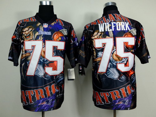 Nike New England Patriots #75 Vince Wilfork 2014 Fanatic Fashion Elite Jersey