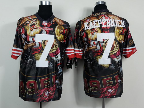 Nike San Francisco 49ers #7 Colin Kaepernick 2014 Fanatic Fashion Elite Jersey