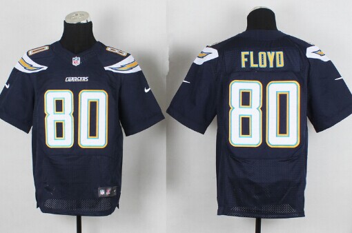Nike San Diego Chargers #80 Malcom Floyd 2013 Navy Blue Elite Jersey