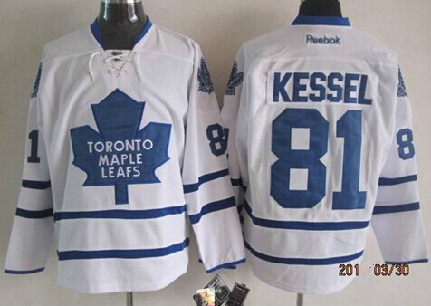 Toronto Maple Leafs #81 Phil Kessel White Jersey