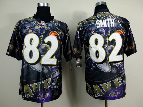 Nike Baltimore Ravens #82 Torrey Smith 2014 Fanatic Fashion Elite Jersey
