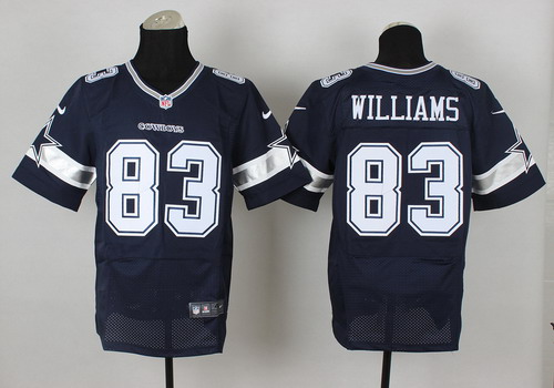 Nike Dallas Cowboys #83 Terrance Williams Blue Elite Jersey