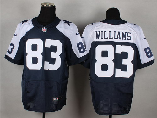 Nike Dallas Cowboys #83 Terrance Williams Blue Thanksgiving Elite Jersey