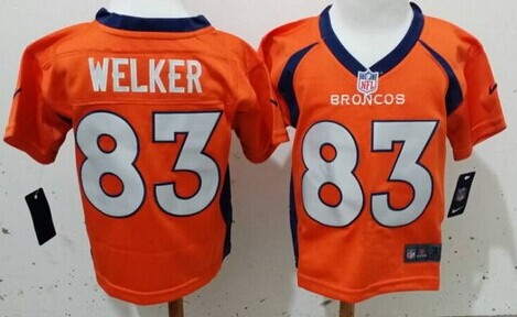 Nike Denver Broncos #83 Wes Welker Orange Toddlers Jersey