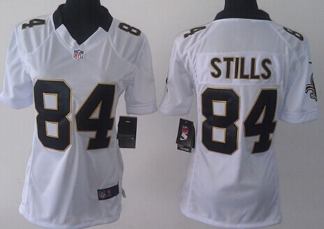Nike New Orleans Saints #84 Kenny Stills White Limited Womens Jersey