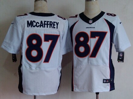 Nike Denver Broncos #87 Ed McCaffrey 2013 White Elite Jersey