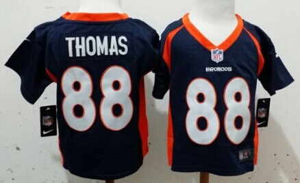Nike Denver Broncos #88 Demaryius Thomas Blue Toddlers Jersey