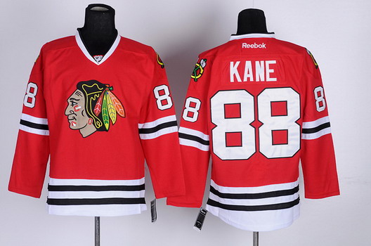 Chicago Blackhawks #88 Patrick Kane Red Jersey