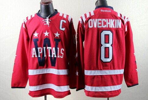 Washington Capitals #8 Alex Ovechkin 2015 Winter Classic Red Jersey