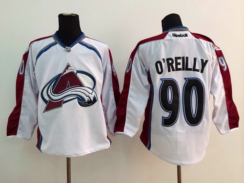 Colorado Avalanche #90 Ryan O'Reilly White Jersey