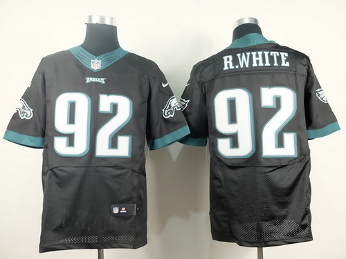 Nike Philadelphia Eagles #92 Reggie White 2014 Black Elite Jersey