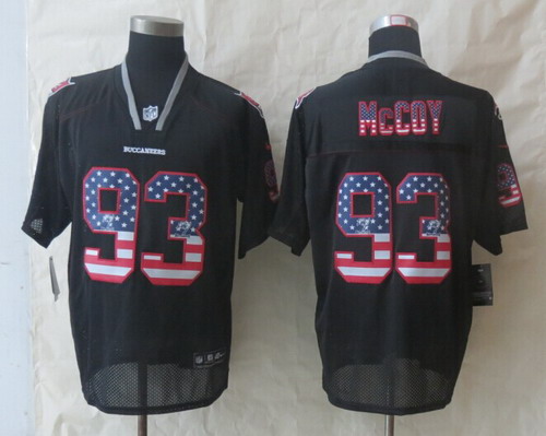 Nike Tampa Bay Buccaneers #93 Gerald McCoy 2014 USA Flag Fashion Black Elite Jersey