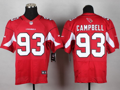 Nike Arizona Cardinals #93 Calais Campbell Red Elite Jersey