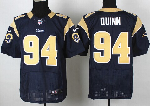 Nike St. Louis Rams #94 Robert Quinn Navy Blue Elite Jersey