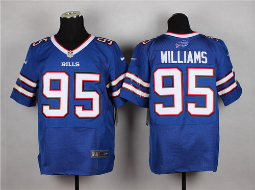 Nike Buffalo Bills #95 Kyle Williams 2013 Light Blue Elite Jersey