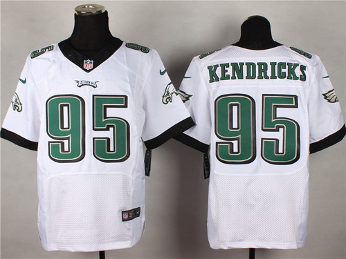 Nike Philadelphia Eagles #95 Mychal Kendricks 2014 White Elite Jersey
