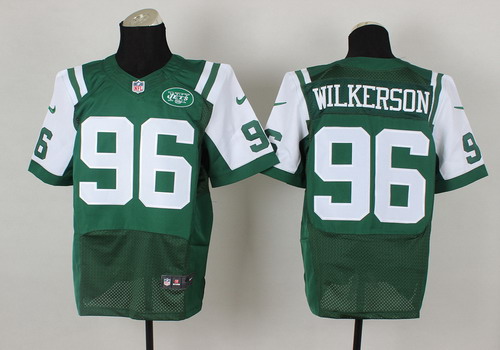 Nike New York Jets #96 Muhammad Wilkerson Green Elite Jersey