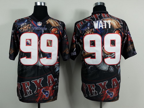 Nike Houston Texans #99 J.J. Watt 2014 Fanatic Fashion Elite Jersey