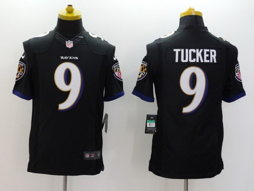 Nike Baltimore Ravens #9 Justin Tucker 2013 Black Limited Jersey