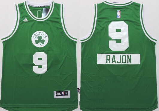 Boston Celtics #9 Rajon Rondo Revolution 30 Swingman 2014 Christmas Day Green Jersey