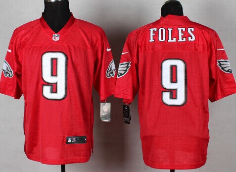 Nike Philadelphia Eagles #9 Nick Foles 2014 QB Red Elite Jersey