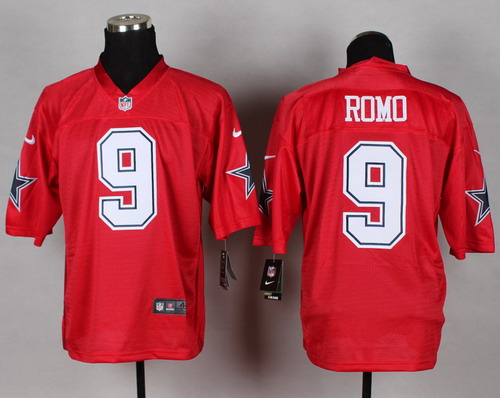 Nike Dallas Cowboys #9 Tony Romo 2014 QB Red Elite Jersey