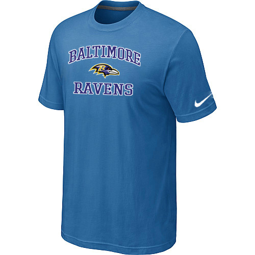 Baltimore Ravens Heart & Soull light Blue T-Shirt