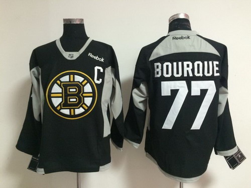 Boston Bruins #77 Ray Bourque 2014 Training Black Jersey