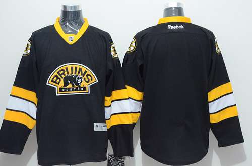 Boston Bruins Blank Black Third Jersey