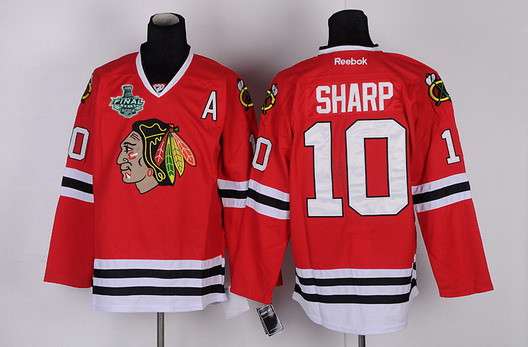 Chicago Blackhawks #10 Patrick Sharp 2015 Stanley Cup Red Jersey