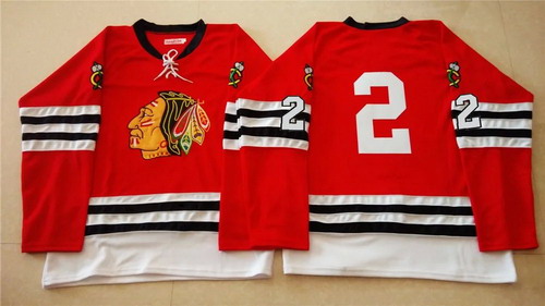 Chicago Blackhawks #2 Duncan Keith 1960-61 Red Vintage Jersey