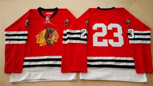 NHL Chicago Blackhawks #23 Kris Versteeg 1960-61 Red Vintage Jersey