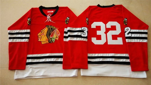 Chicago Blackhawks #32 Michal Rozsival 1960-61 Red Vintage Jersey