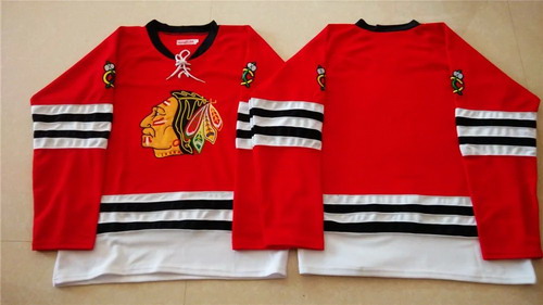 Chicago Blackhawks Blank 1960-61 Red Vintage Jersey