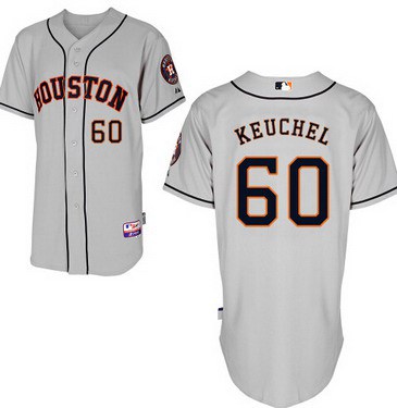 Houston Astros #60 Dallas Keuchel Gray Jersey