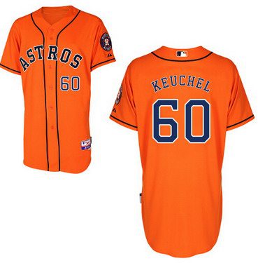 Houston Astros #60 Dallas Keuchel Orange Jersey
