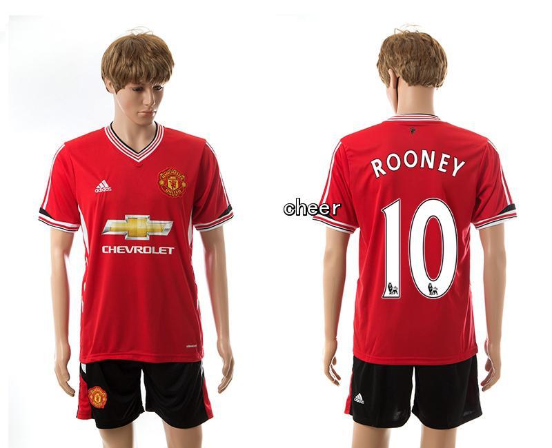 2015 Manchester United HOME 10# Soccer Jerseys