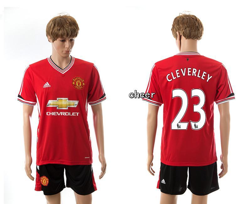 2015 Manchester United HOME 23# Soccer Jerseys