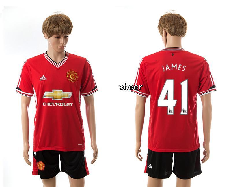 2015 Manchester United HOME 41# Soccer Jerseys