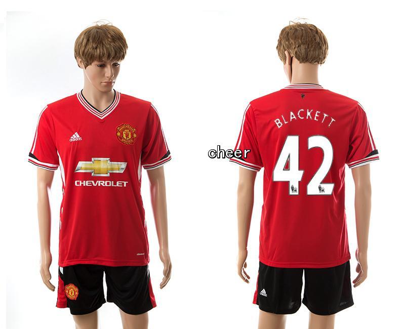 2015 Manchester United HOME 42# Soccer Jerseys