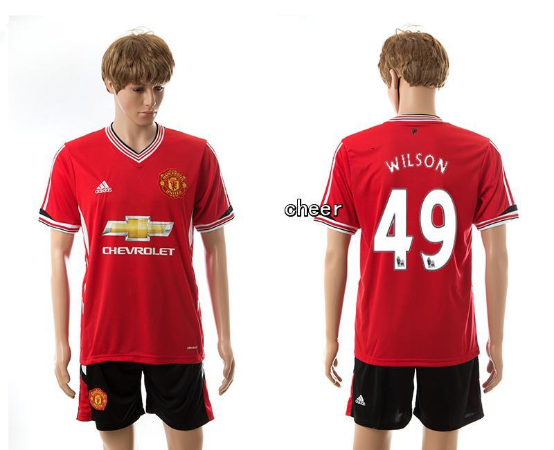 2015 Manchester United HOME 49# Soccer Jerseys